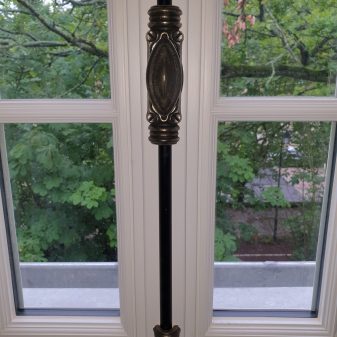 exemple de crémone finition bronze