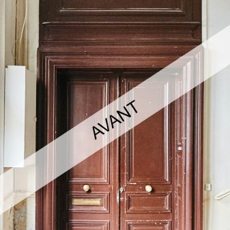 porte palière avant pose